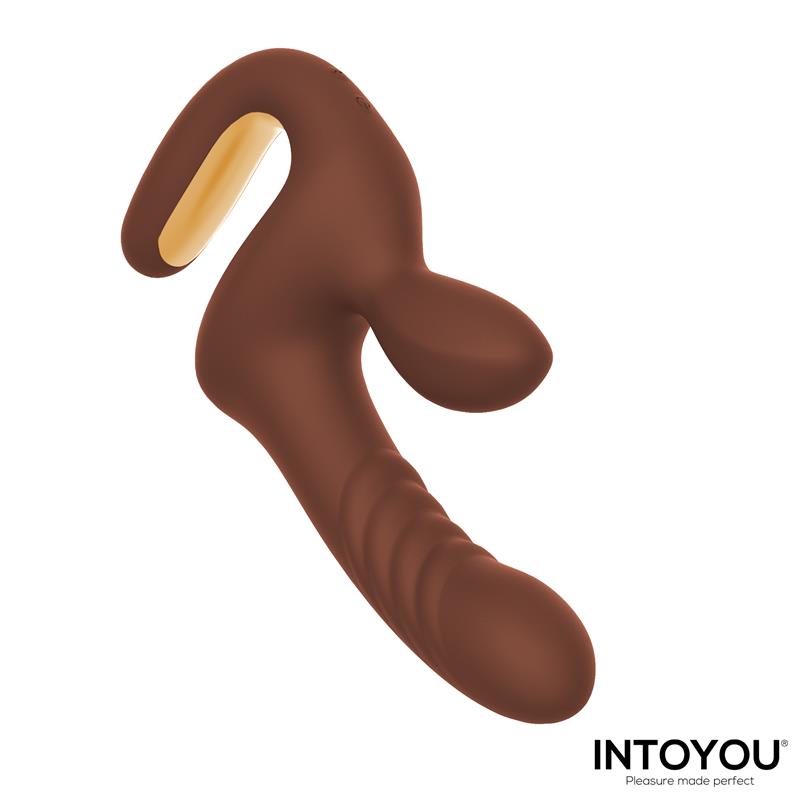 Mocca Vibrador con Thrusting y Mango Ergonomico USB