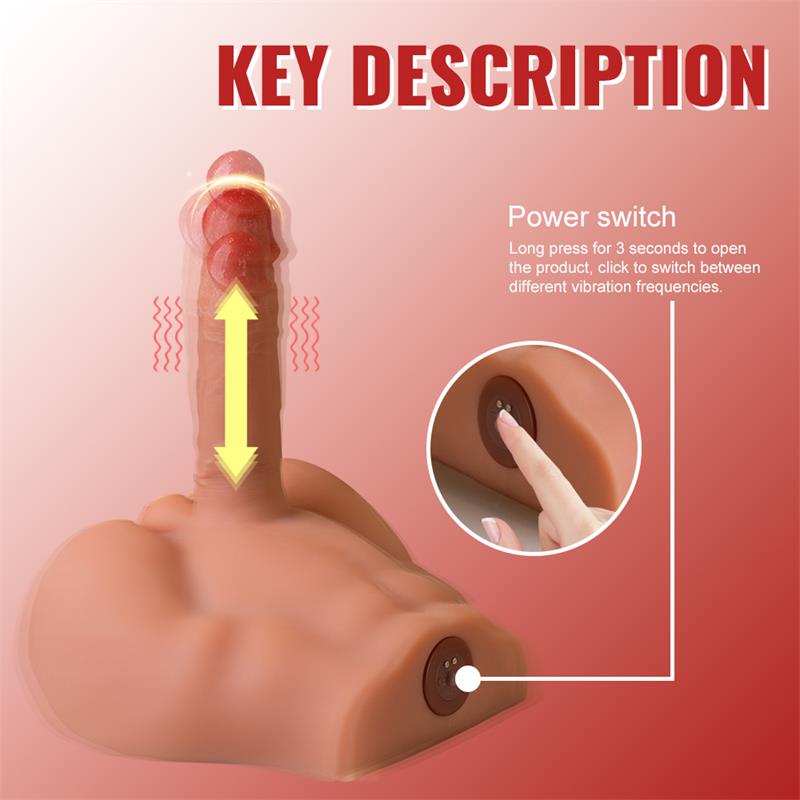 Peel Masturbador con Dildo y Ano Vibracion y Thrusting 27 kg