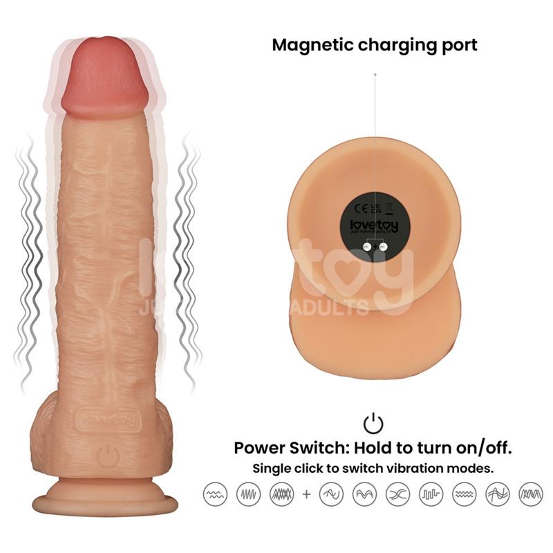 Power Basics Dildo con Vibracion 95