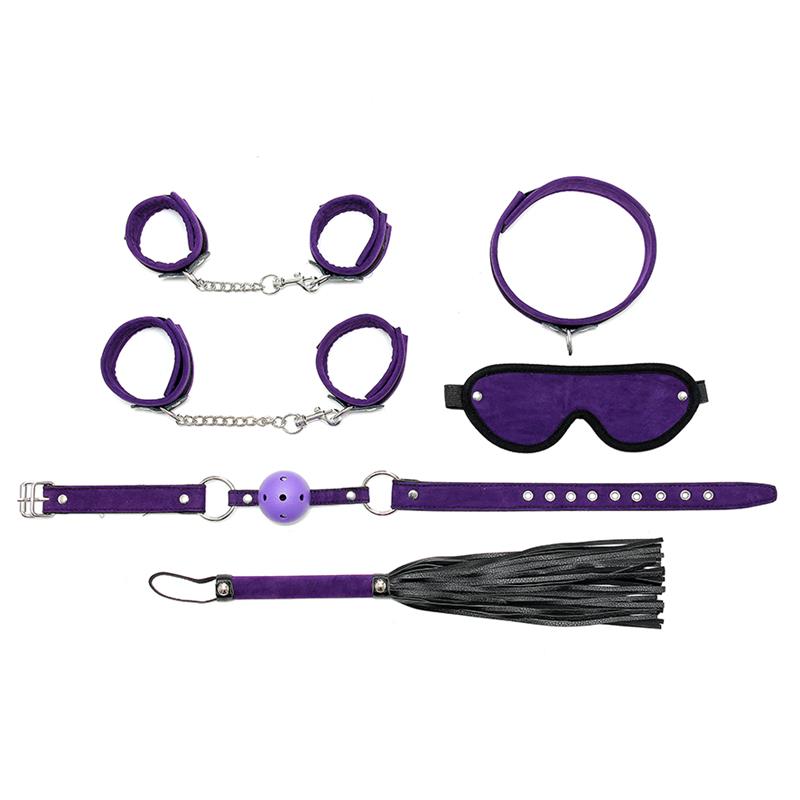 Set de Bondage 6 Piezas Purpura