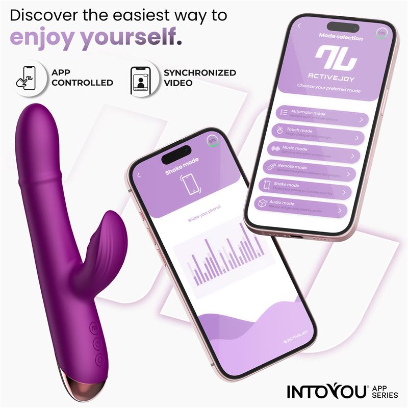 Sendel Vibrador con Anillo de Bolas Internas Up and Down y Pulsacion con App