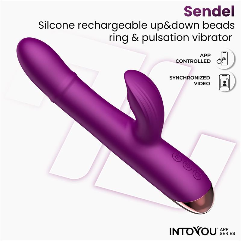 Sendel Vibrador con Anillo de Bolas Internas Up and Down y Pulsacion con App