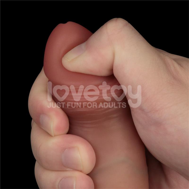 Sliding Pro Dildo Piel Deslizante Retractil Dual Layer 75