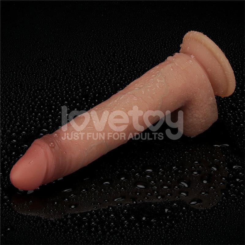 Sliding Pro Dildo Piel Deslizante Retractil Dual Layer 85