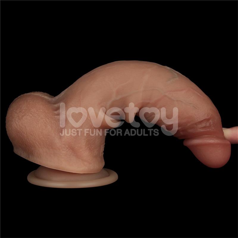 Sliding Pro Dildo Piel Deslizante Retractil Dual Layer 85