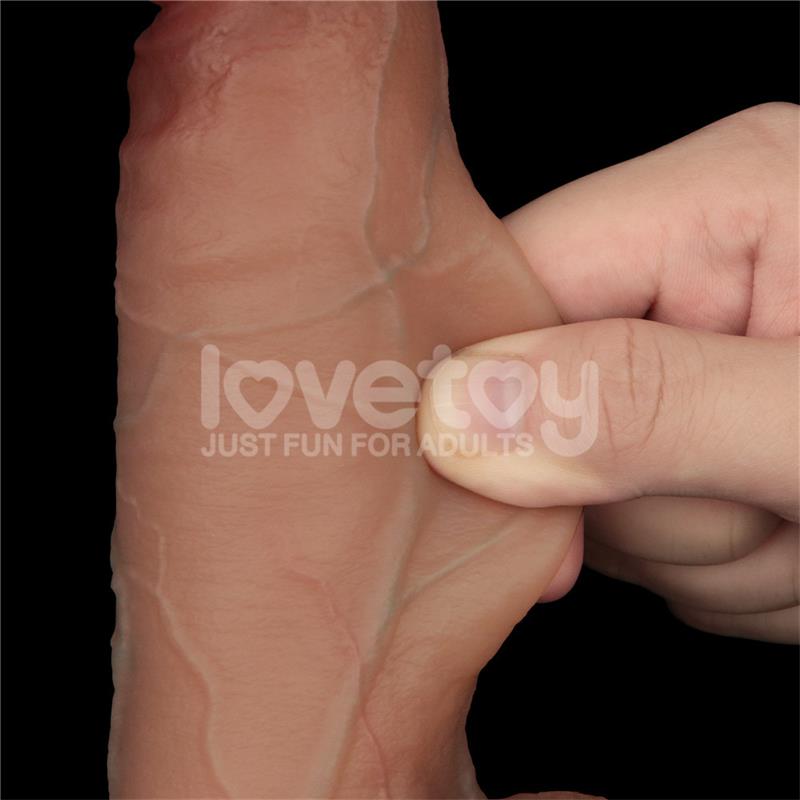 Sliding Pro Dildo Piel Deslizante Retractil Dual Layer 85