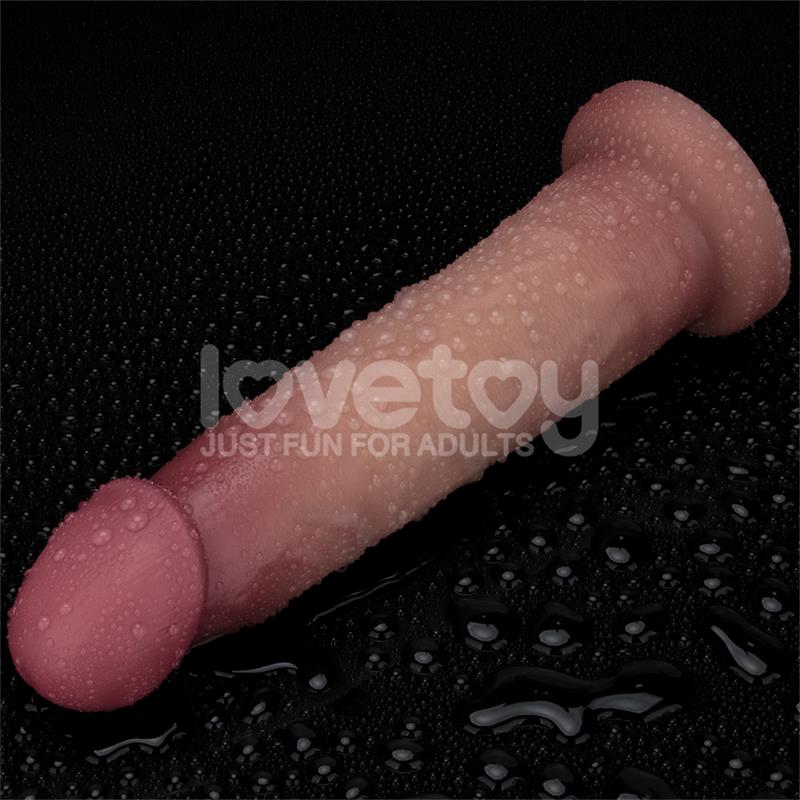 Sliding PRO II Dildo Piel Deslizante Retractil Dual layer 9