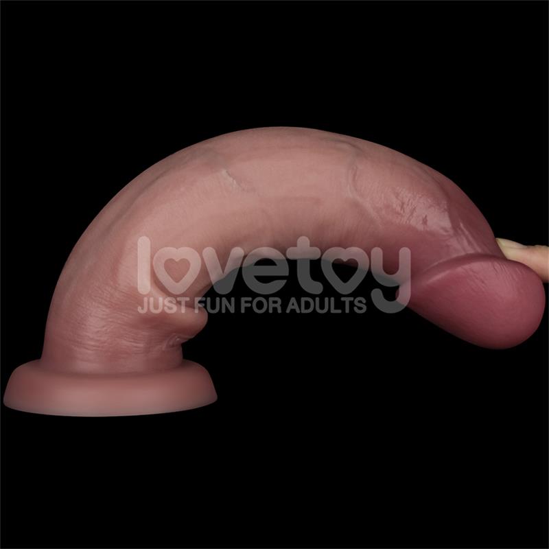 Sliding PRO II Dildo Piel Deslizante Retractil Dual layer 9