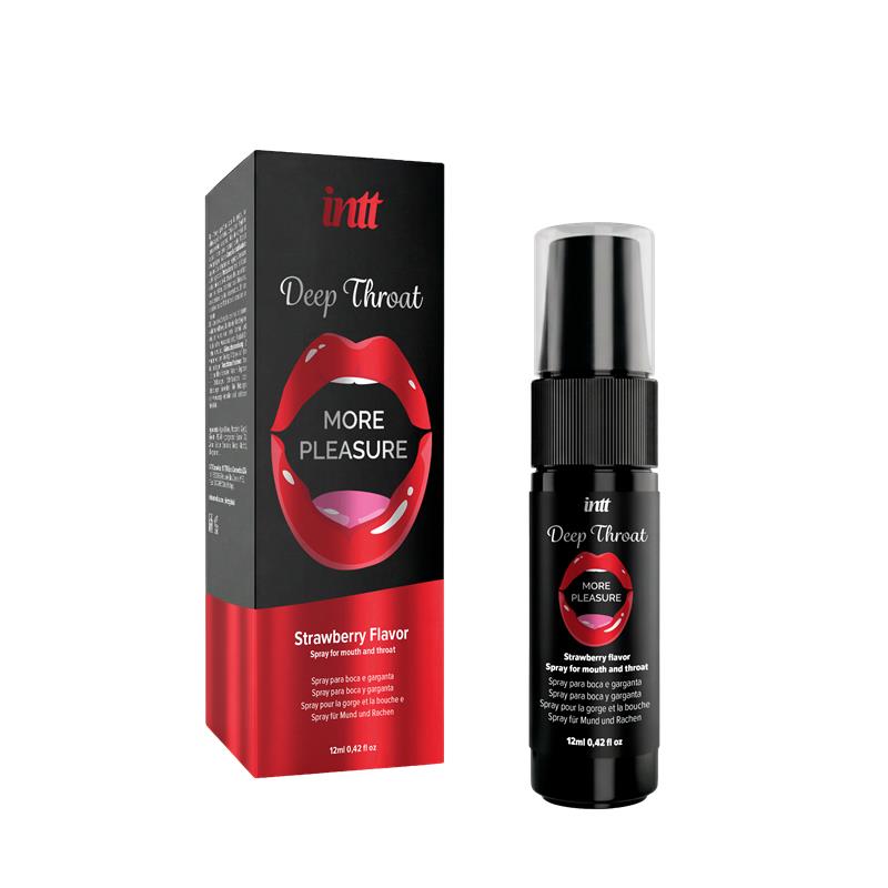 Spray para Sexo Oral Deep Throat Fresa 12 ml