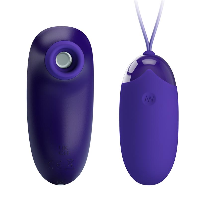 Succionador de Clitoris y Huevo Vibrador