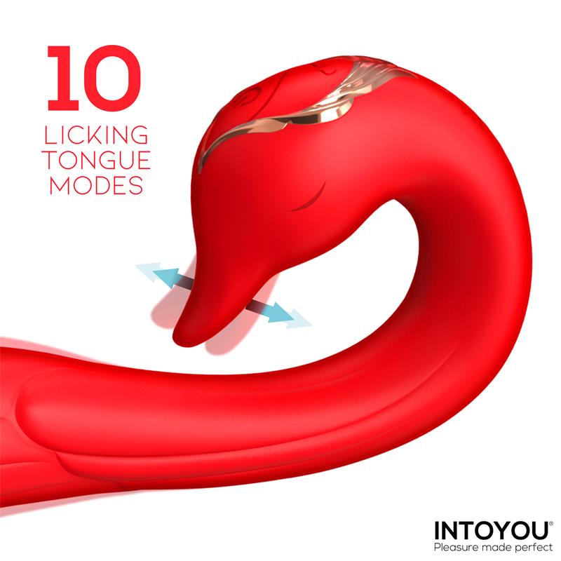Swana Vibrador con Lengua y Angulo Ajustable