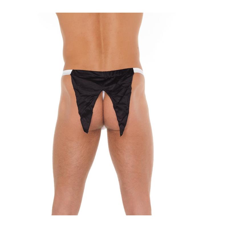 Tanga Blaco y Negro Talla Unica