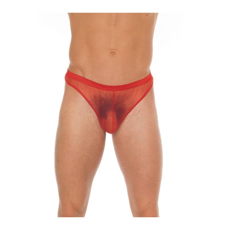 Tanga Rejilla Rojo Talla Unica