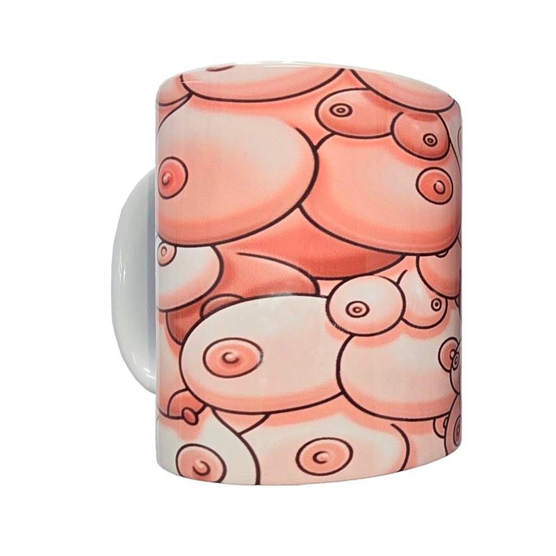 Taza Color Pechos 370ml