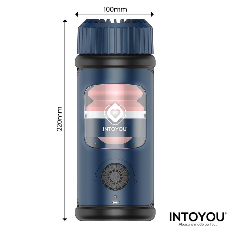 Tenkro Masturbador con Thrusting y Calor USB C