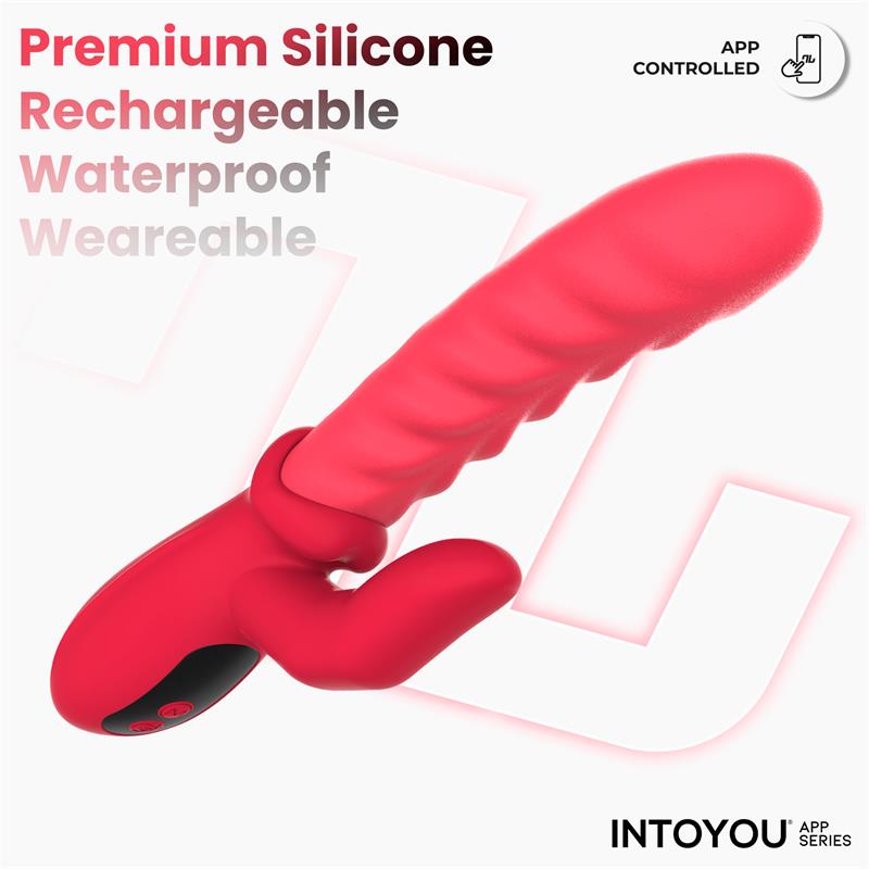 Tingly Vibrador con Finger y Movimiento Waving con APP