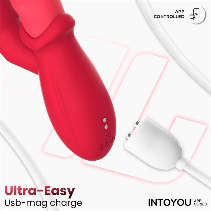 Tingly Vibrador con Finger y Movimiento Waving con APP