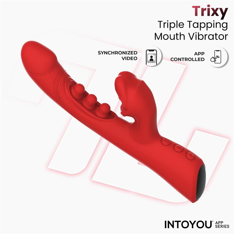 Trixy Vibrador con Tapping y Biting con App