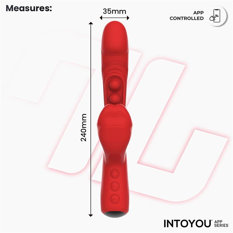 Trixy Vibrador con Tapping y Biting con App
