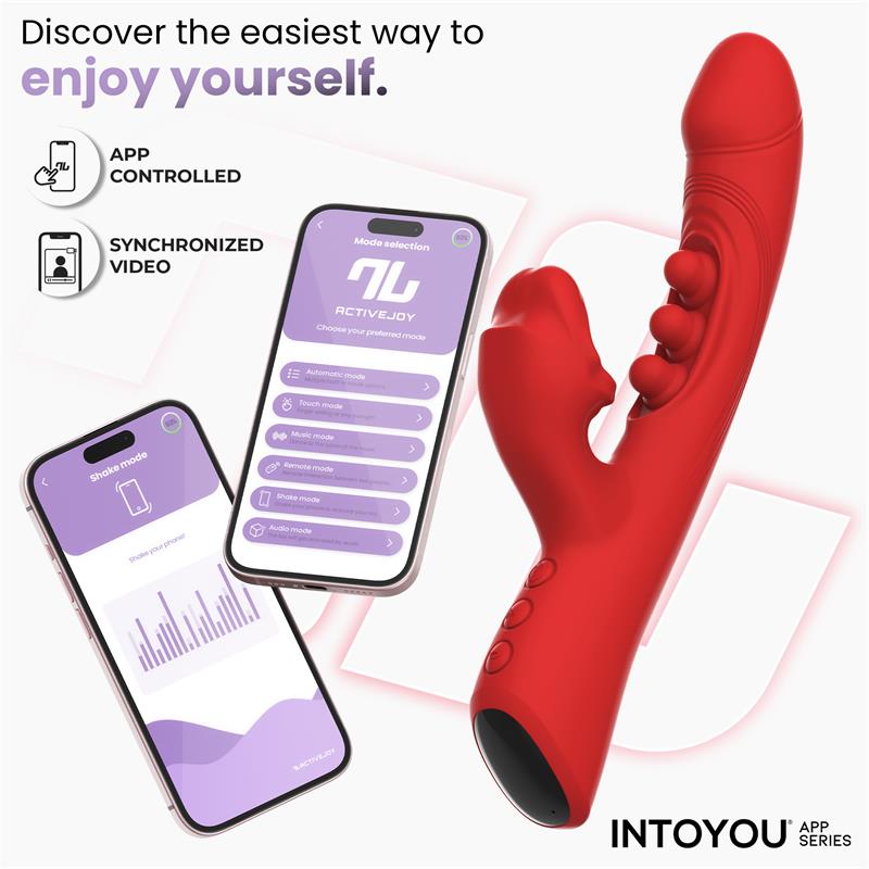 Trixy Vibrador con Tapping y Biting con App