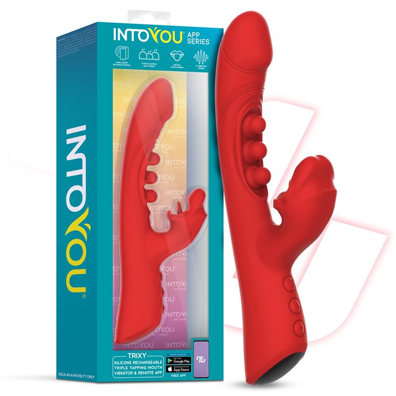 Trixy Vibrador con Tapping y Biting con App