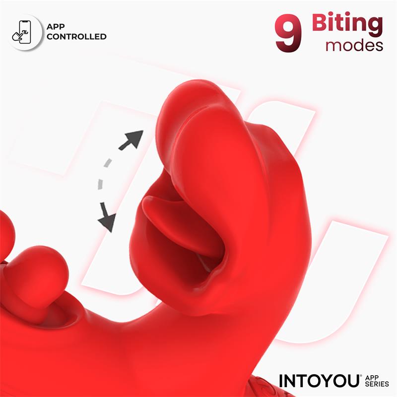 Trixy Vibrador con Tapping y Biting con App