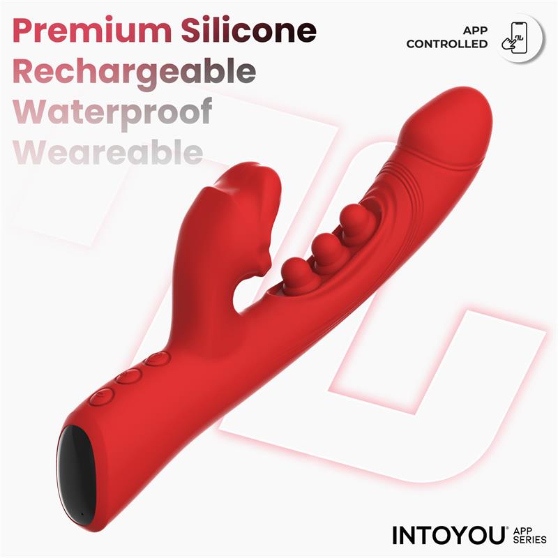 Trixy Vibrador con Tapping y Biting con App