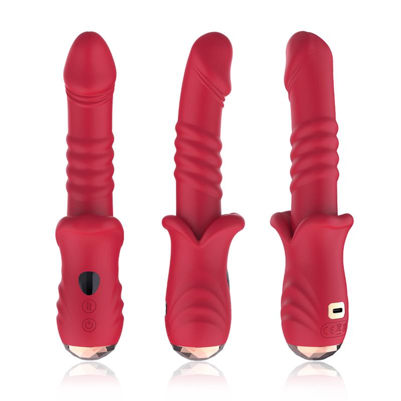 Vibrador con Thrusting Punto G y Pantalla Digital