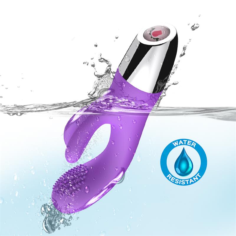 Vibrador Conejito Flexible Purpura