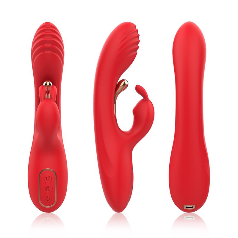 Vibrador Tickler con Rabbit Silicona