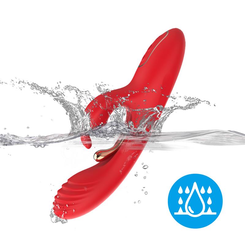 Vibrador Tickler con Rabbit Silicona