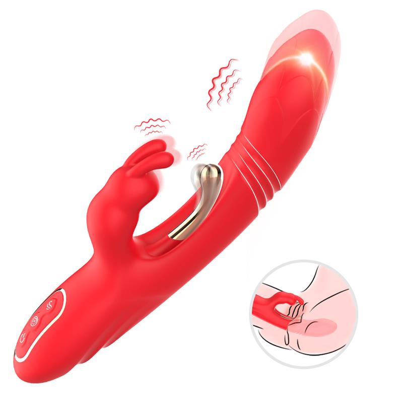 Vibrador Tickler con Rabbit Silicona