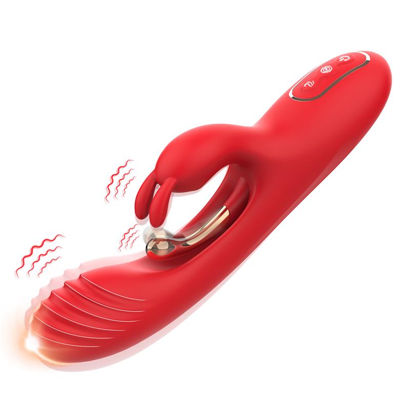 Vibrador Tickler con Rabbit Silicona
