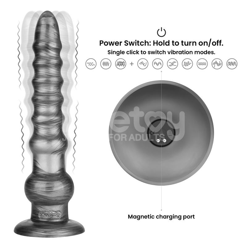 Vibrax Slider Dildo Anal con Vibracion King Sized 125