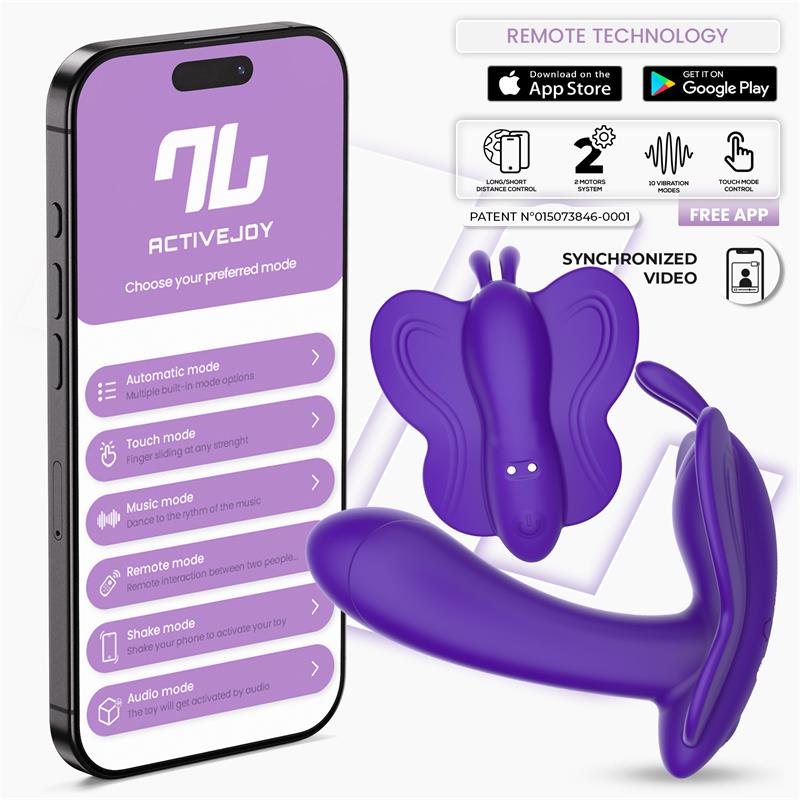 Wingy Estimulador Mariposa con APP Purpura