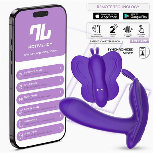 Wingy Estimulador Mariposa con APP Purpura