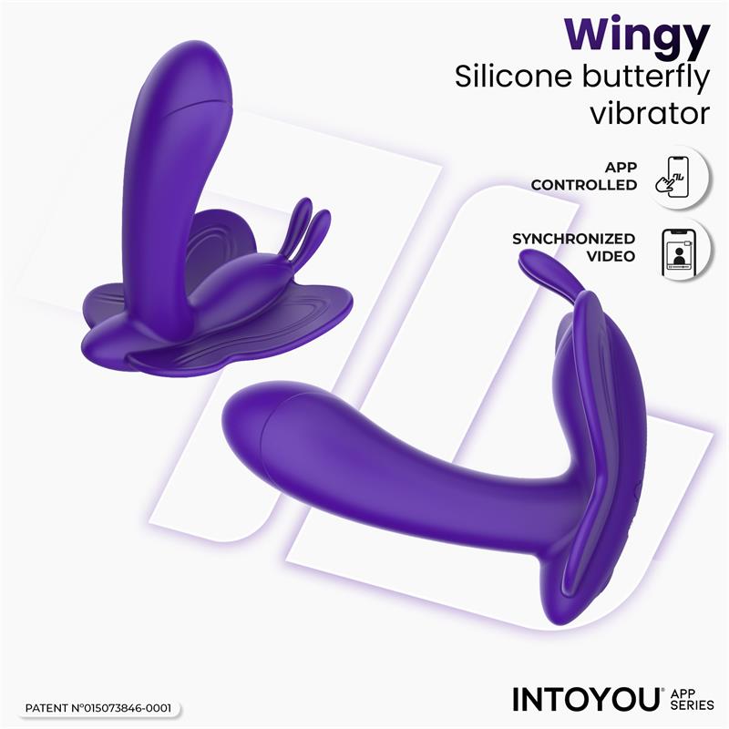 Wingy Estimulador Mariposa con APP Purpura